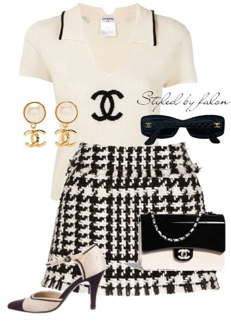 chanel outfit sets|Chanel aesthetic clothes.